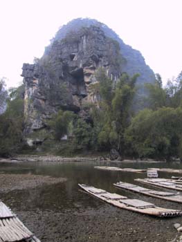 Bamboo Rafts Resting